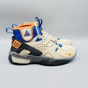 Nike Shoes Kids 5 Beige Blue Orange Black ACG Air Mowabb Trail Sneakers